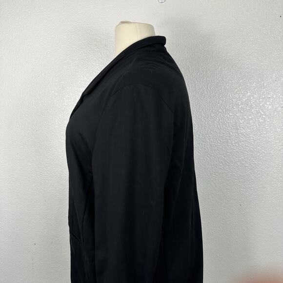 Old Navy Blazer Womens XXL Black Double Weave Classic Office Preppy Minimalist - Picture 6 of 12